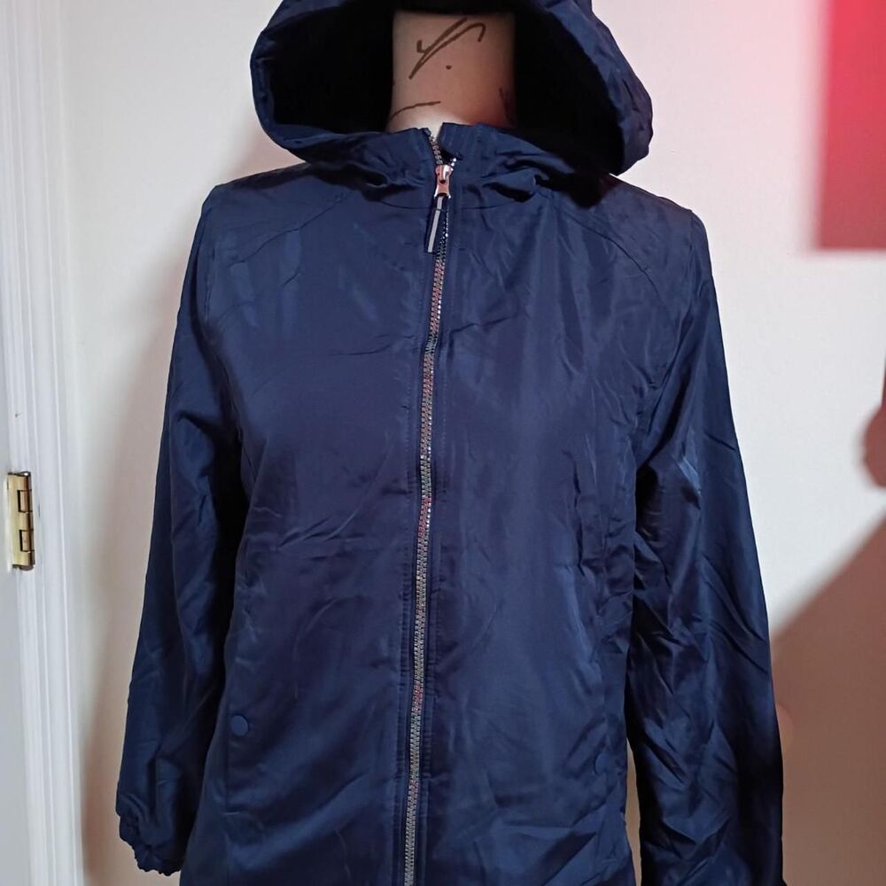 weather club Women's Navy and Blue Jacket size L